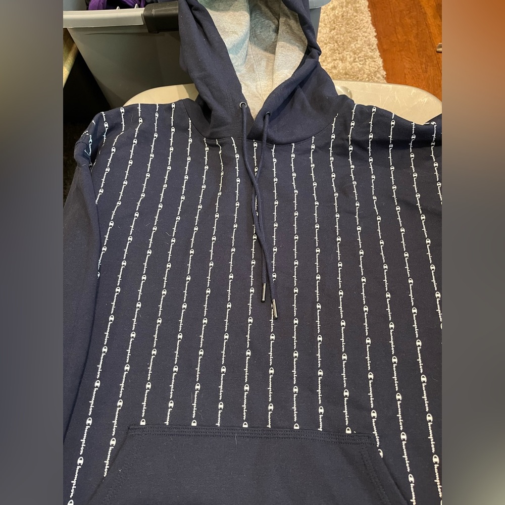 Champion Pullover Sweatshirt Blue Size XL - Picture 2 of 5